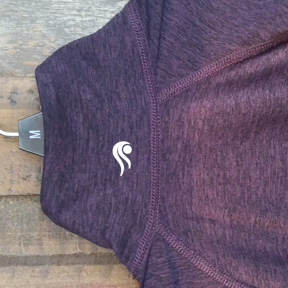 Ideology Purple Athletic Half Zip Pullover - Large - Picture 4 of 6
